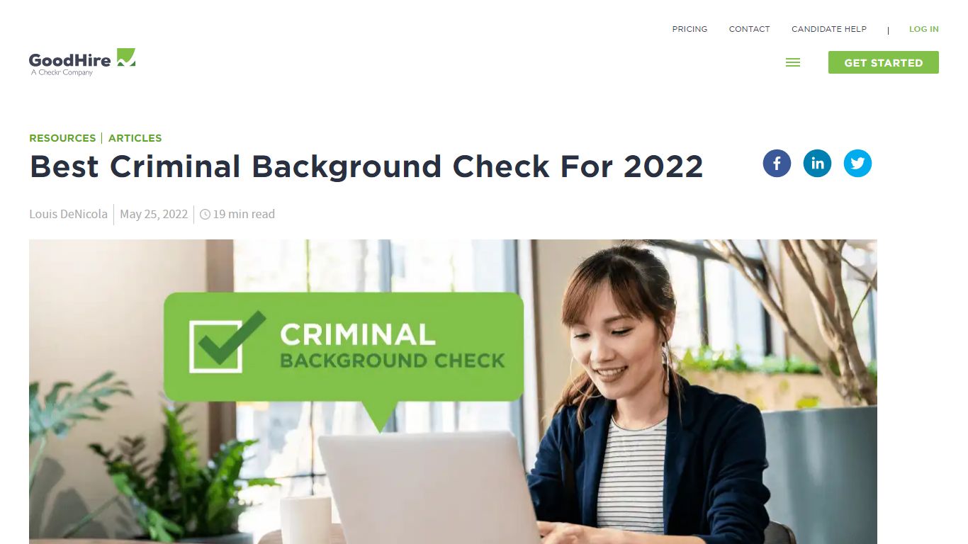 Best Criminal Background Check Sites for 2022 | GoodHire